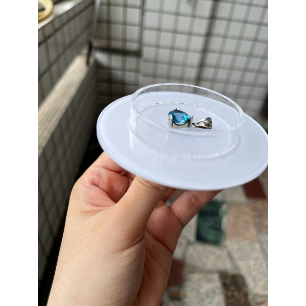 水滴型 拓帕石吊墜  水晶吊墜讓藏  購買會再送拭銀棒一個 寶石王國-細節圖5