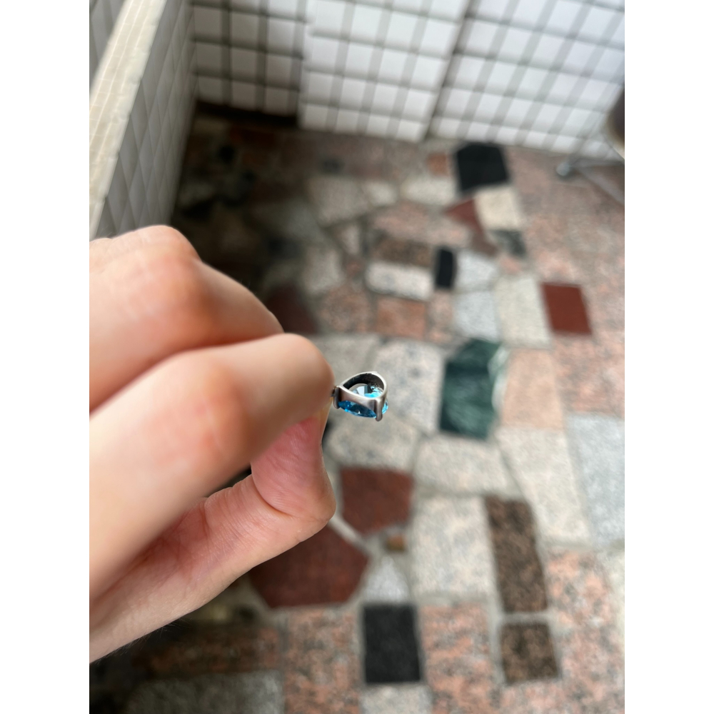 水滴型 拓帕石吊墜  水晶吊墜讓藏  購買會再送拭銀棒一個 寶石王國-細節圖6