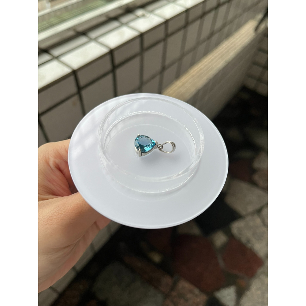 水滴型 拓帕石吊墜  水晶吊墜讓藏  購買會再送拭銀棒一個 寶石王國-細節圖7