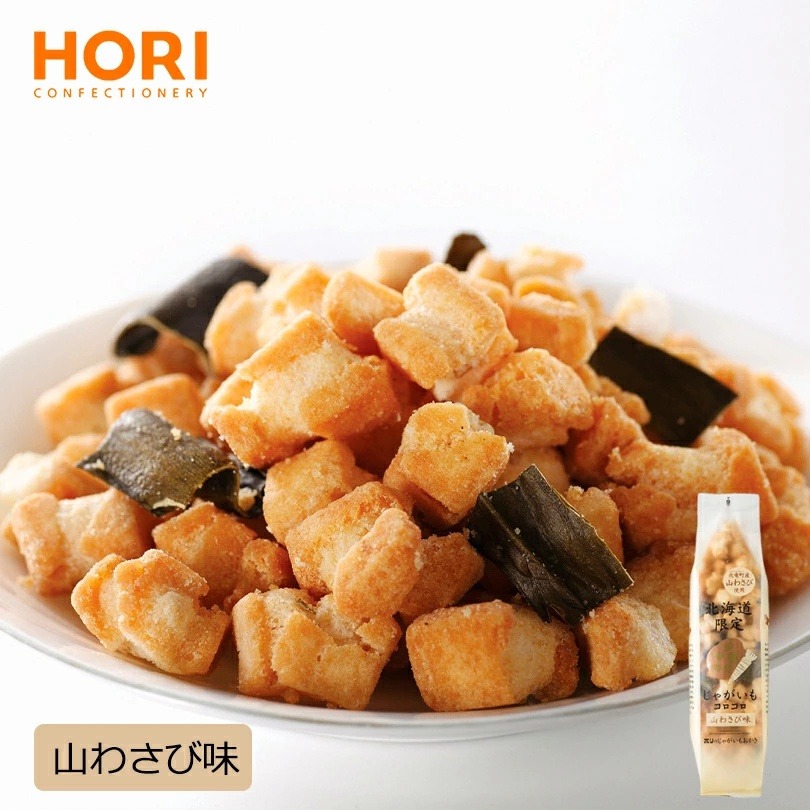 預購 日本 北海道 HORI 米果 蒜味 鹽味 起司 醬油 玉米 札幌 米菓  北海道伴手禮 日本伴手禮 日本米果 餅乾-規格圖2