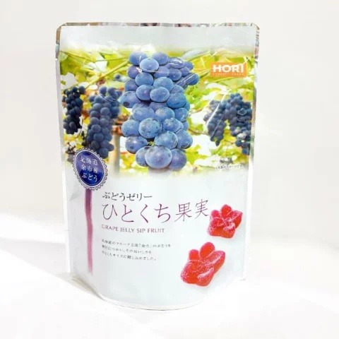 預購 日本 北海道 HORI 軟糖 HORI葡萄 蘋果 哈密瓜軟糖 果汁軟糖 紫葡萄 哈密瓜 日本糖果-規格圖3