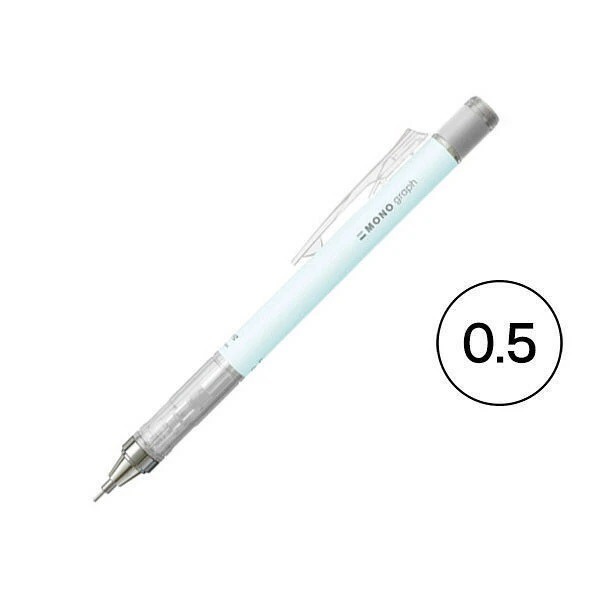 【現貨】日本🇯🇵TOMBOW 蜻蜓 MONO graph 自動鉛筆 0.5mm｜蜻蜓牌自動筆芯｜附旋轉橡皮擦｜多色-規格圖11