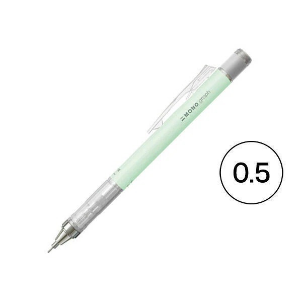 【現貨】日本🇯🇵TOMBOW 蜻蜓 MONO graph 自動鉛筆 0.5mm｜蜻蜓牌自動筆芯｜附旋轉橡皮擦｜多色-規格圖11