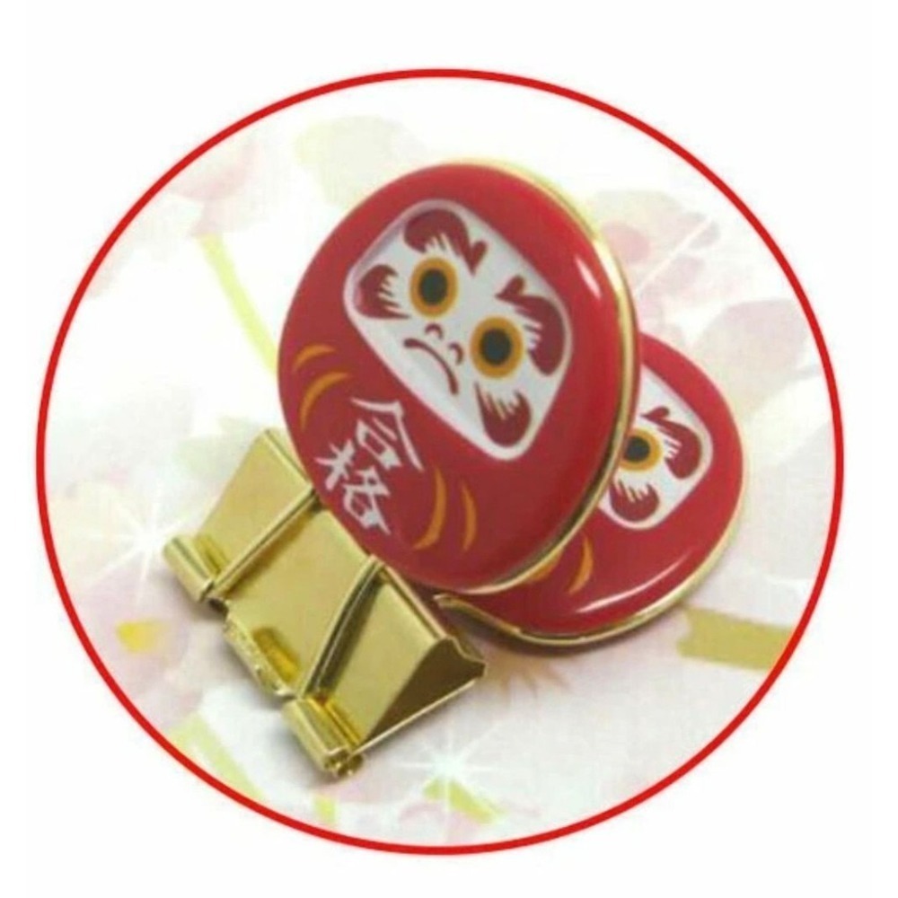 【現貨】日本達摩不倒翁「合格必勝/祈願必勝」長尾夾 祈願合格 學測考試合格 考試禮物 開運 日本文具 考試小物 學測禮物-細節圖4