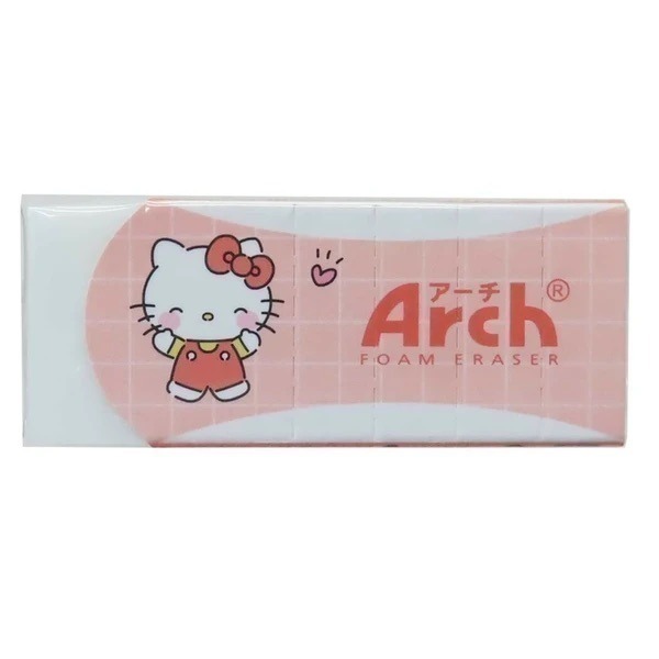 【現貨】【日本製🇯🇵】櫻花牌  Arch 弧形橡皮擦｜好擦不易斷 kitty橡皮擦 開學文具 小學生橡皮擦-細節圖6