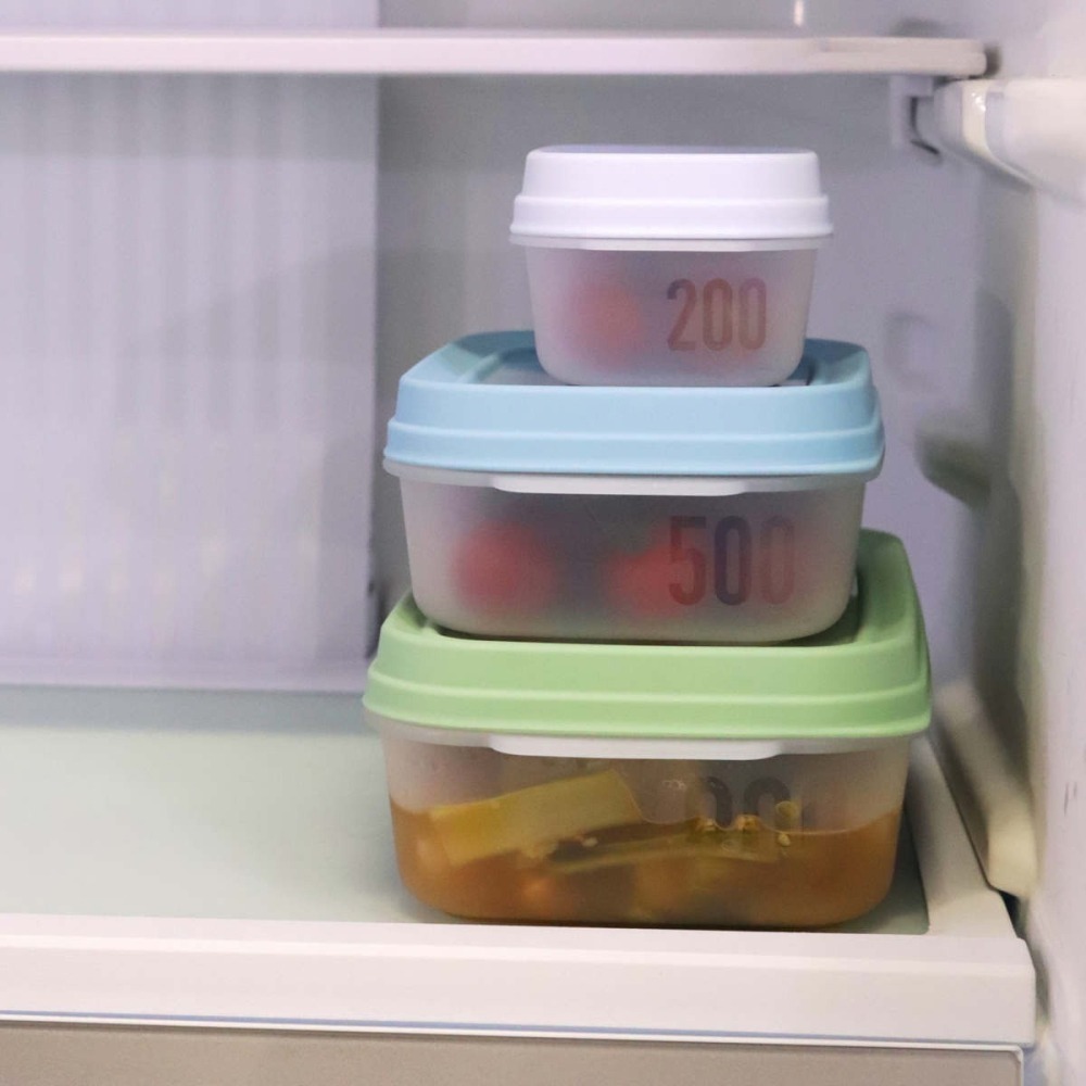 【現貨】【日本製🇯🇵】TAKEYA 保鮮盒｜可微波加熱｜可堆疊收納｜多尺寸組合 冷凍庫保鮮 冰箱收納 冷凍收納-細節圖4
