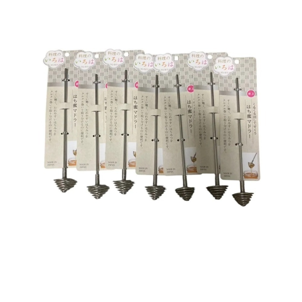 【現貨 日本製🇯🇵】吉川 不鏽鋼螺旋蜂蜜棒｜蜂蜜攪拌棒 × 蜂蜜勺 × 蜂蜜匙｜18-8不鏽鋼 蜂蜜湯匙-細節圖5