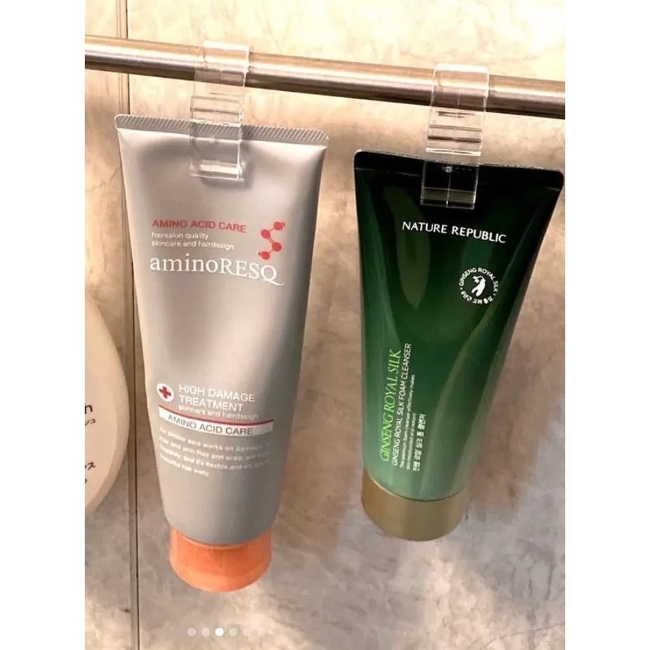 【現貨】【正品】日本製🇯🇵 日本小久保 浴室收納收納夾 裝飾用掛勾 網掛勾 透明掛勾 透明夾 收納夾 浴室收納架-細節圖5