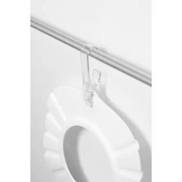 【現貨】【正品】日本製🇯🇵 日本小久保 浴室收納收納夾 裝飾用掛勾 網掛勾 透明掛勾 透明夾 收納夾 浴室收納架-細節圖11