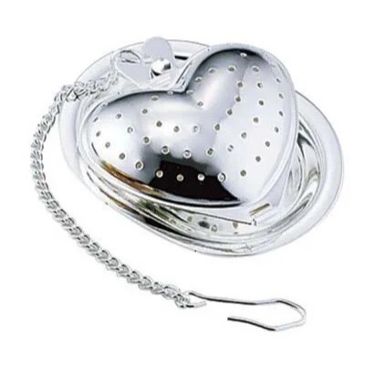 濾茶器 – 愛心造型銀色