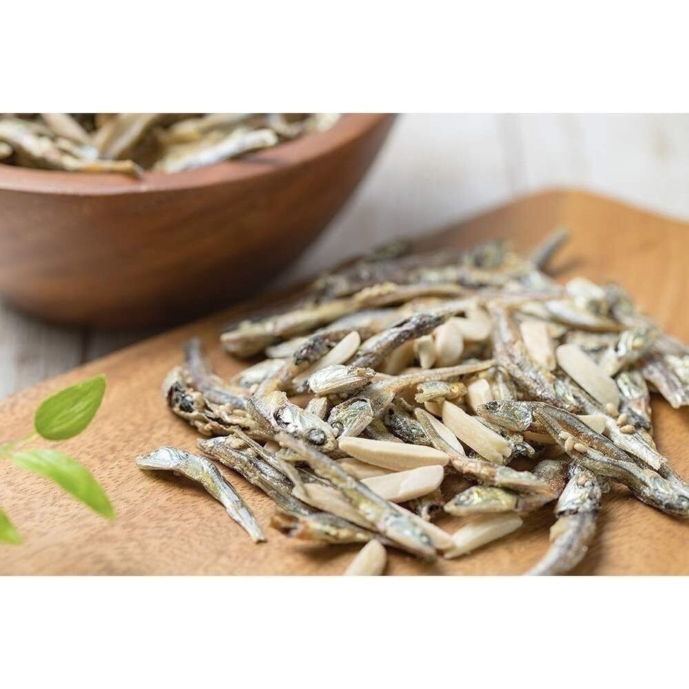 【現貨・日本製🇯🇵】2026/4/19藤澤杏仁小魚干 40包(原裝)｜天然營養零食｜校園常見點心｜香脆小魚乾×杏仁-細節圖2