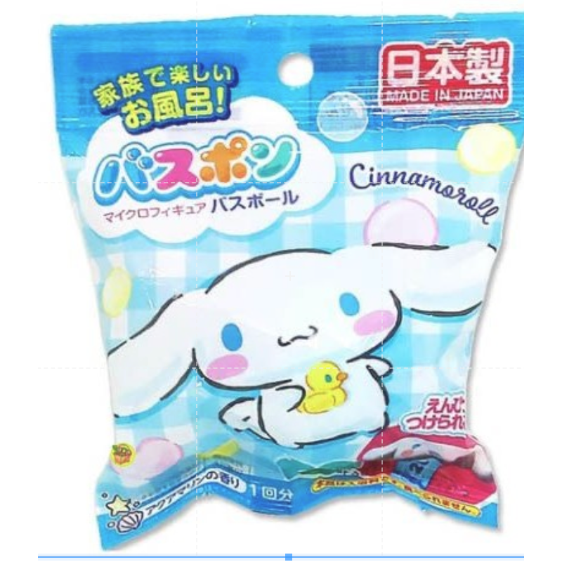 【現貨】【日本製🇯🇵】 Cinnamoroll 大耳狗泡澡球｜機器人泡澡球｜日本正版授權｜日本泡澡球｜造型泡澡球-規格圖9