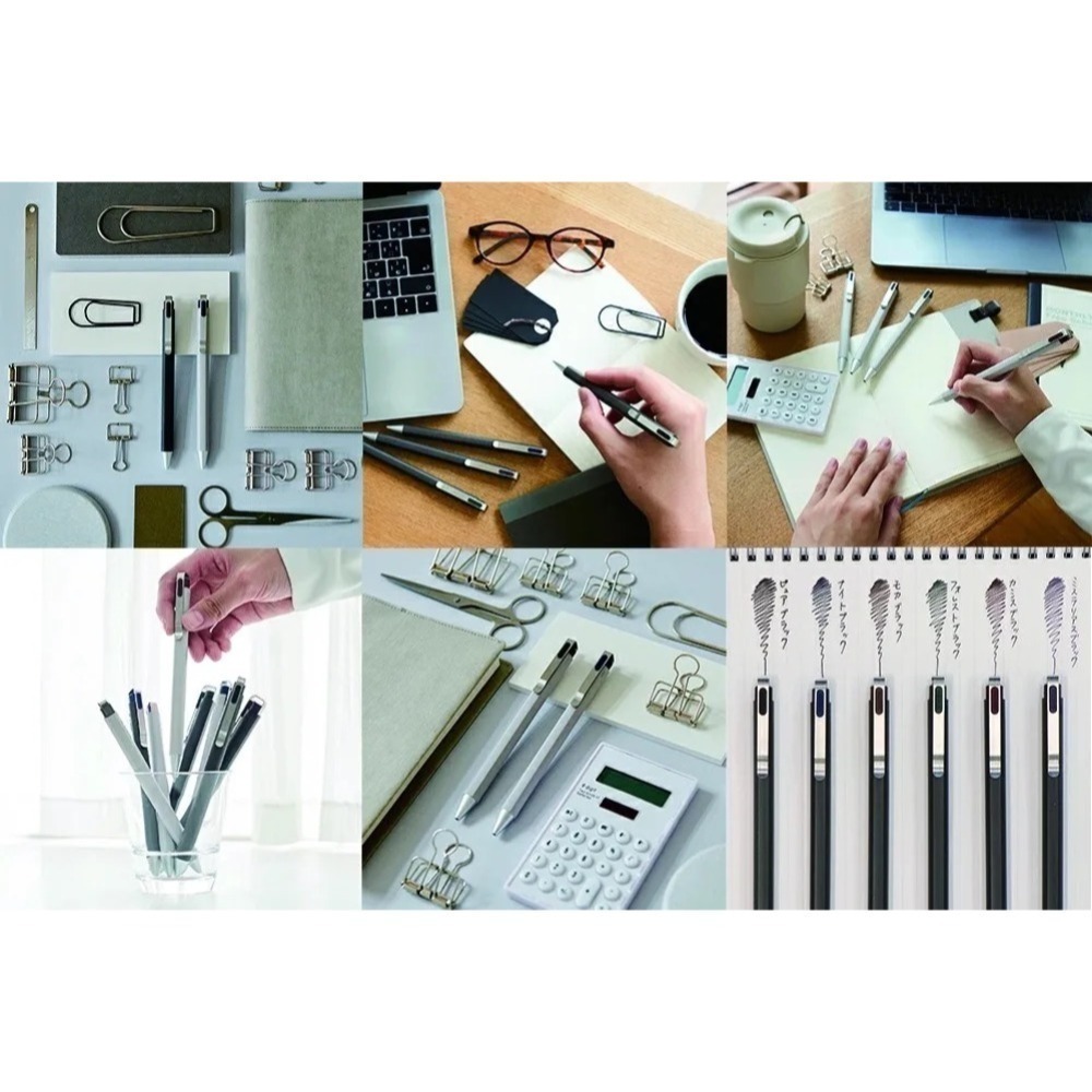 【現貨】【日本製🇯🇵】文具大賞SAKURA iD plus 0.5mm 原子筆｜按壓式中性筆｜沉穩設計×順暢-細節圖3