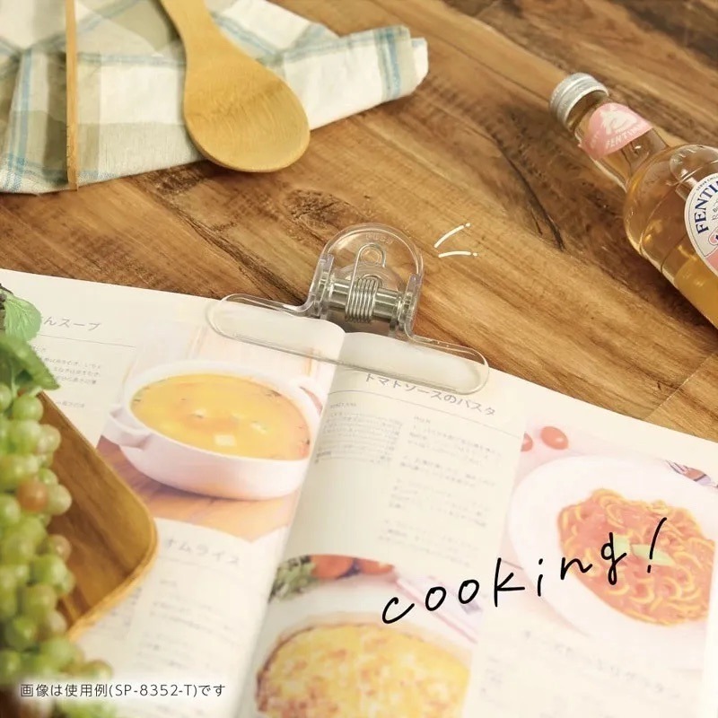 【現貨】【正品】日本製🇯🇵 日本SONiC 防翻頁省力書夾 不遮擋書本樂譜固定夾 書夾 譜夾 夾子 萬用夾 長譜夾-細節圖5