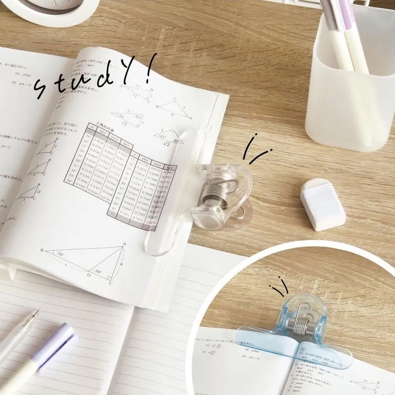 【現貨】【正品】日本製🇯🇵 日本SONiC 防翻頁省力書夾 不遮擋書本樂譜固定夾 書夾 譜夾 夾子 萬用夾 長譜夾-細節圖6