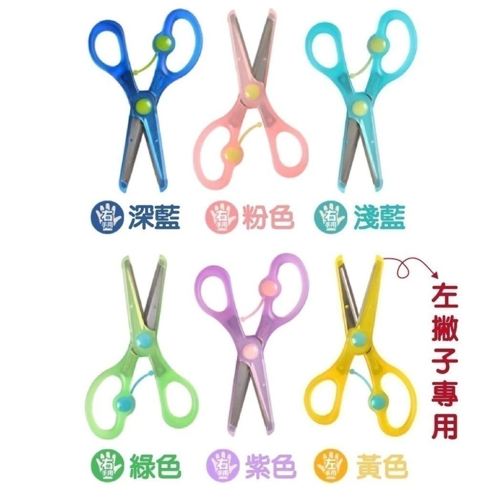 數量可調 可聊聊【現貨 日本製🇯🇵】KUTSUWA 兒童專用學習剪刀｜安全設計｜左手右手剪刀｜輕量不鏽鋼 小學生剪刀-細節圖6