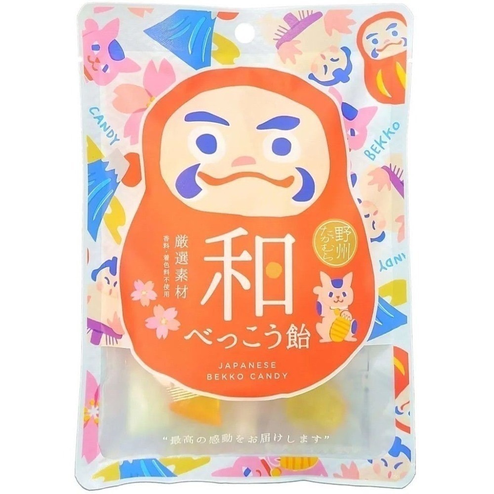 【現貨】日本製🇯🇵 野州 和風福神吉祥物造型開運黃金糖 |達摩|招財貓|櫻花|富士山|不倒翁|日本糖果|日本黃金糖-細節圖5