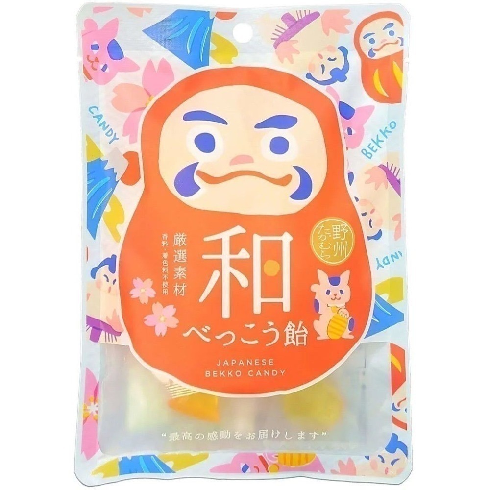 【現貨】日本製🇯🇵 野州 和風福神吉祥物造型開運黃金糖 |達摩|招財貓|櫻花|富士山|不倒翁|日本糖果|日本黃金糖-規格圖10