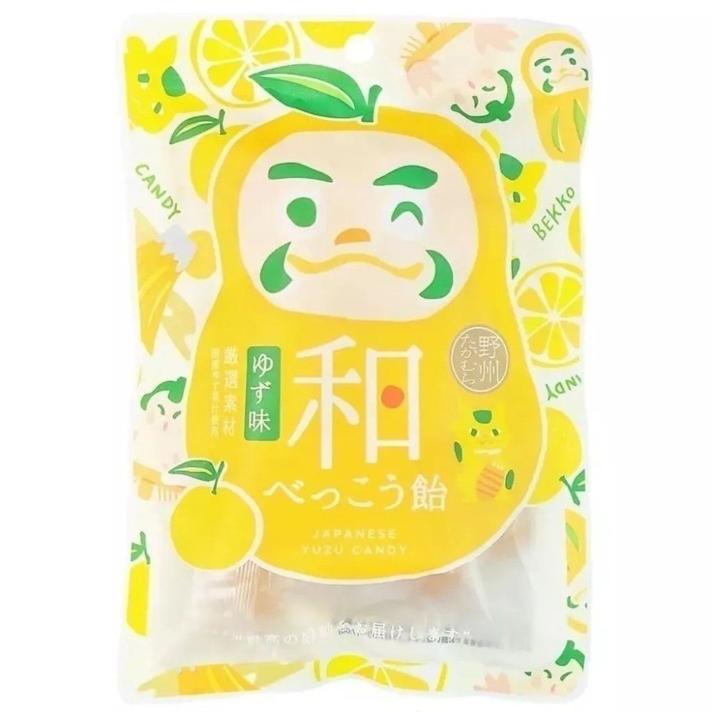 【現貨】日本製🇯🇵 野州 和風福神吉祥物造型開運黃金糖 |達摩|招財貓|櫻花|富士山|不倒翁|日本糖果|日本黃金糖-規格圖8