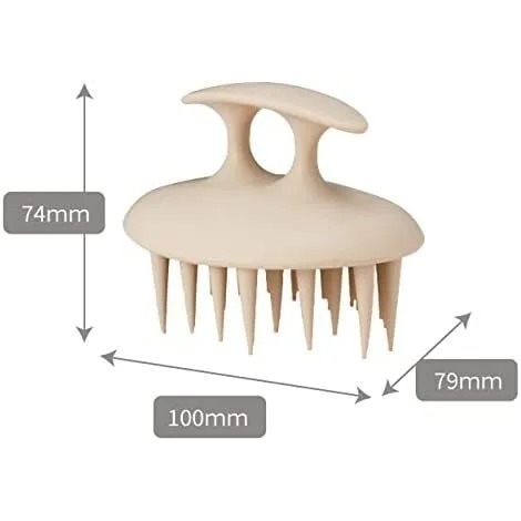 【現貨】【日本製🇯🇵】 VeSS 頭皮按摩洗髮梳 BEA-1200｜圓形設計｜溫和刷毛｜頭皮刷 洗髮梳 日本製造-細節圖4