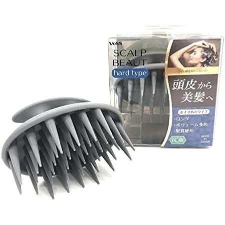 【現貨】【日本製🇯🇵】 VeSS 頭皮按摩洗髮梳 BEA-1200｜圓形設計｜溫和刷毛｜頭皮刷 洗髮梳 日本製造-細節圖5