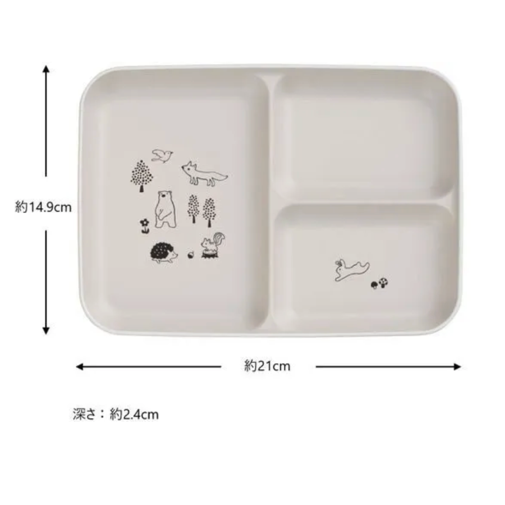 【現貨】日本製🇯🇵 兒童餐盤|日本漆器大廠的宮本產業|宮本產業漆器|兒童餐具|兒童餐盤|日本製兒童餐具|可微波可機-規格圖11