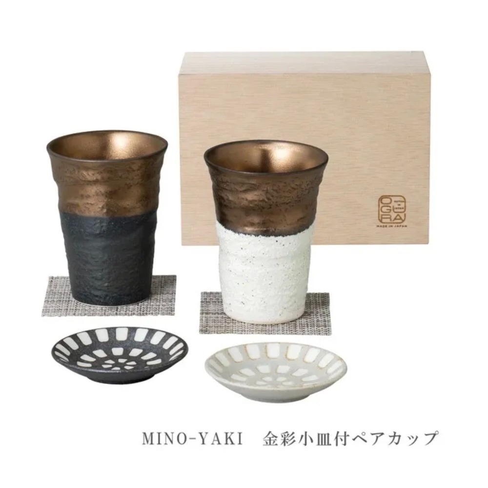 【現貨】【日本製🇯🇵】金彩對杯｜陶瓷對杯禮盒 × 入厝喬遷 × 結婚送禮 × 日式美學|日本製杯子-規格圖8