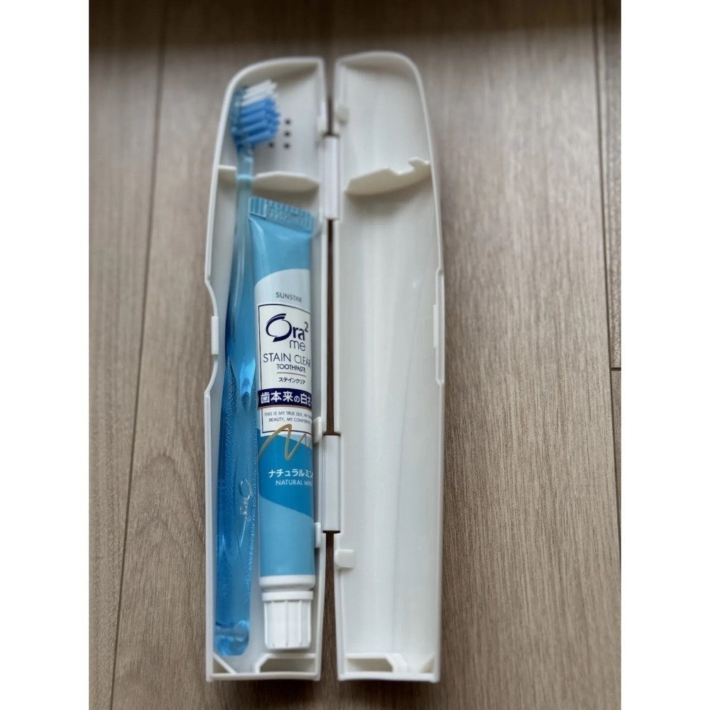 【現貨】【正品】日本製🇯🇵 Ora2輕時尚隨身牙刷組 日本牙刷組 旅行牙刷組 隨身牙刷組 牙膏牙刷組 外出牙刷組-細節圖4