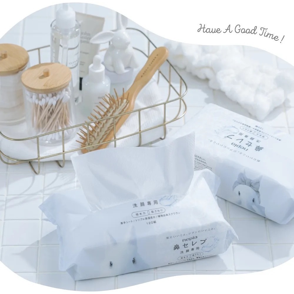 【現貨】【日本製🇯🇵 】Nepia 洗臉巾｜拋棄式毛巾・一次性使用・親膚柔軟 一次性洗臉巾 日本製洗臉巾-細節圖3