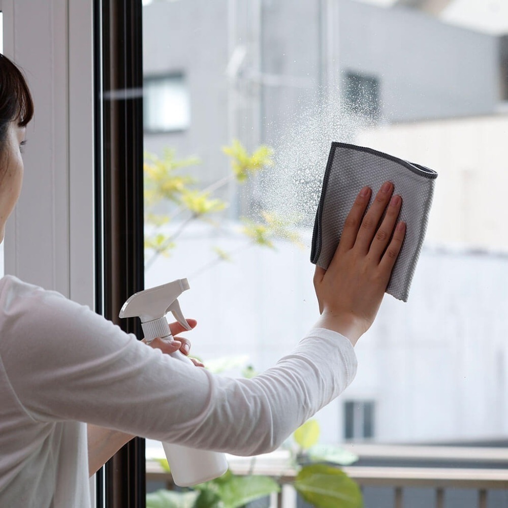 【現貨】【正貨】日本製🇯🇵 MARNA超細纖維玻璃鏡面清潔布(兩入) 玻璃抹布 擦鏡子 玻璃鏡面抺布 鏡子清潔布-細節圖8