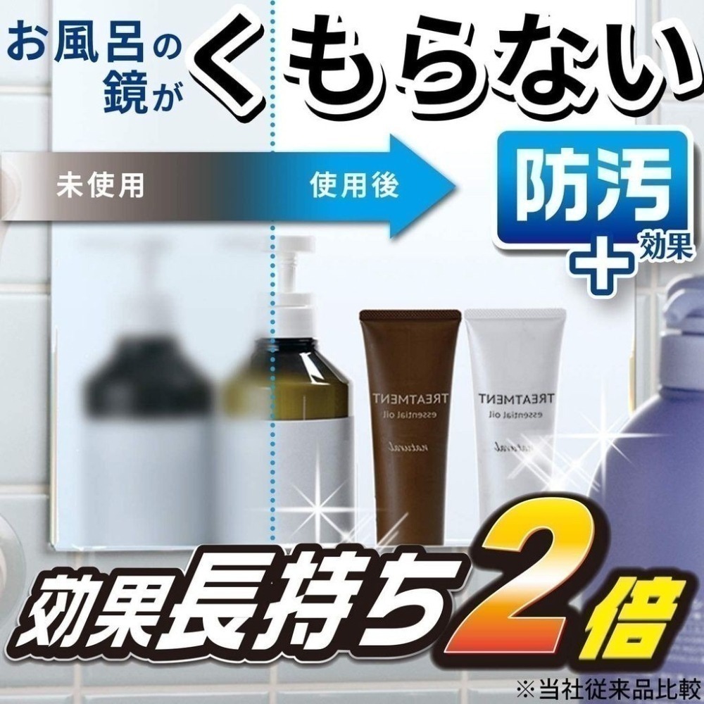 【現貨】【日本製🇯🇵】LEC 激落君 2倍強效強力型 鏡面防霧劑｜長效防霧 × 浴室鏡面清潔 × 水膜防止起霧-細節圖6