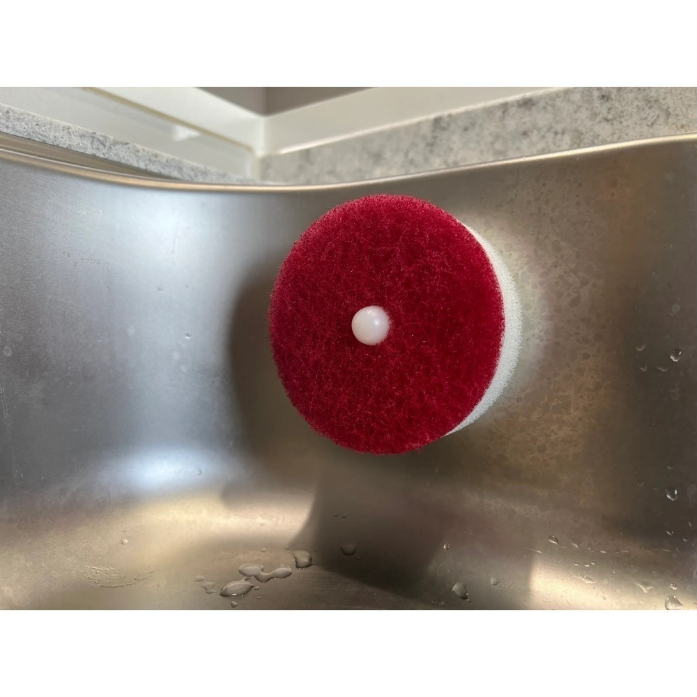 【現貨】【日本製🇯🇵】 Marna POCO 廚房洗碗海綿｜附吸盤設計｜海棉菜瓜布 吸盤式海綿 三層海綿圓刷 日本洗-細節圖8