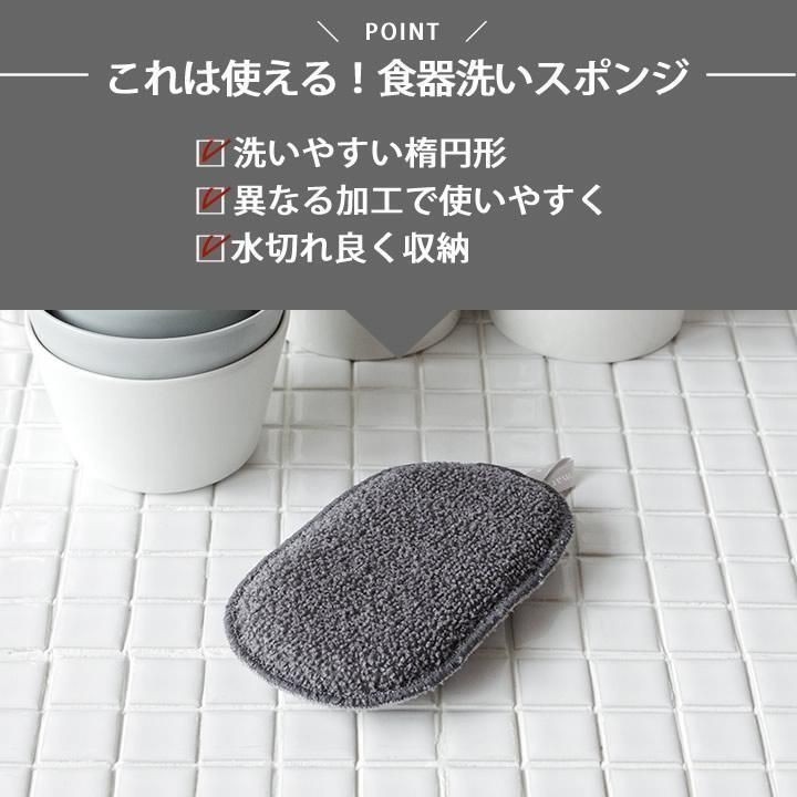 【可私詢問】【現貨 日本製🇯🇵】MARNA 雙面食器海綿｜日本菜瓜布｜日本熱銷海綿｜廚房清潔好幫手-細節圖3
