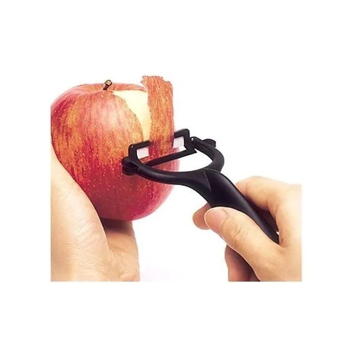 【現貨】【日本製🇯🇵】KYOCERA京瓷 陶瓷削皮刀 刮皮刀 削皮器｜輕巧鋒利 不易生鏽 易清洗 左右手適用-細節圖3