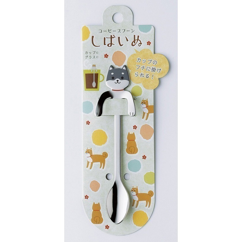 【現貨 】【日本製🇯🇵】日本高桑金屬 貓咪柴犬咖啡湯匙｜不鏽鋼材質 × 杯緣設計 ×  杯緣貓 柴犬 小湯匙 攪拌-細節圖8