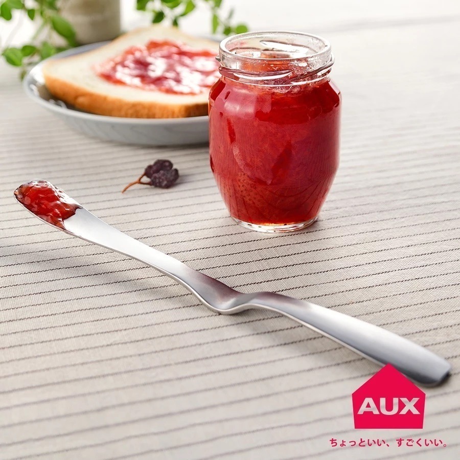 【現貨】【日本製🇯🇵】AUX Leye站立式果醬抹刀 果醬勺 奶油抺刀 不鏽鋼抹刀 餡料勺 不鏽鋼抹刀 餡料抹刀-細節圖2