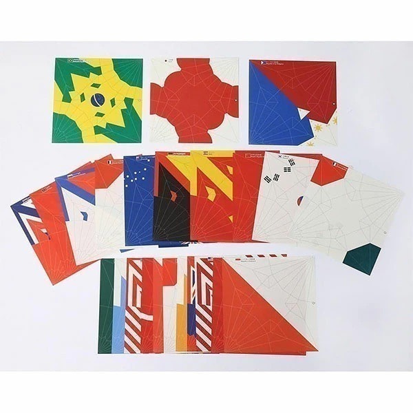 【現貨】【日本製🇯🇵】 kidstoyo世界各國國旗色紙 世界國旗學習色紙 紙鶴摺紙 紙鶴折紙 國旗色紙 國旗-細節圖5