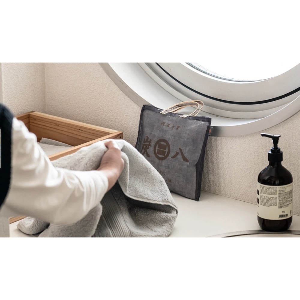 【現貨】【日本製🇯🇵】雲出屋 炭八 木炭調濕包｜可重複使用 × 衣櫃收納 × 天然木炭-細節圖2