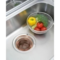 【現貨日本製🇯🇵】吉川金屬 純銅排水口濾網｜多尺寸可選｜耐用防堵 廚房濾網 水槽濾網 排水口濾網 流理臺濾網-細節圖4