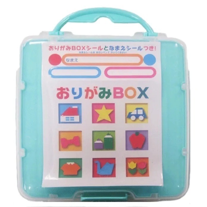 【現貨】【正品】日本🇯🇵 TOYO 手提式透明兩層摺紙收納盒 摺紙 摺紙盒 色紙收納盒 色紙提盒 色紙盒-細節圖4