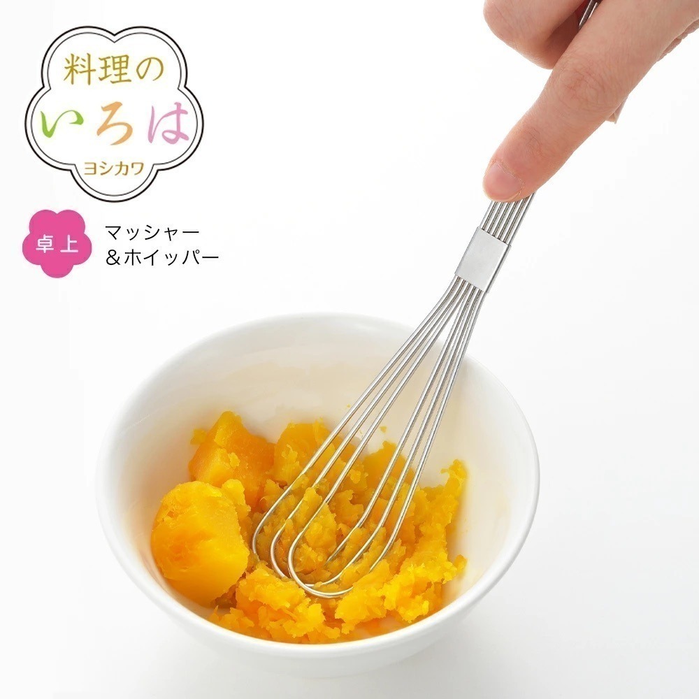 【現貨】【日本製🇯🇵】YOSHIKAWA 吉川 不鏽鋼搗泥攪拌棒｜壓泥器 搗泥棒 磨泥湯匙 馬鈴薯壓泥 料理工具-細節圖4