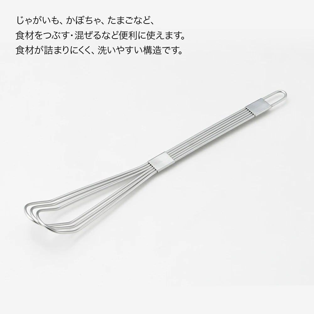 【現貨】【日本製🇯🇵】YOSHIKAWA 吉川 不鏽鋼搗泥攪拌棒｜壓泥器 搗泥棒 磨泥湯匙 馬鈴薯壓泥 料理工具-細節圖5