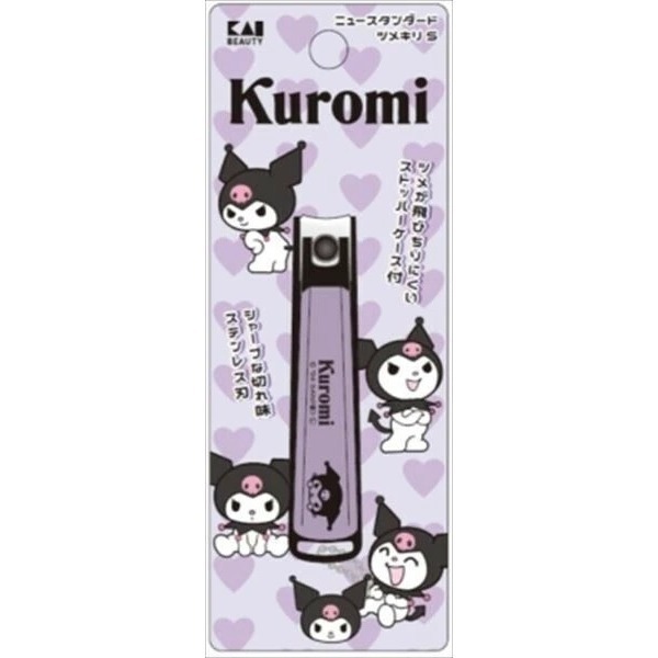 【現貨】【日本製🇯🇵】貝印 KAI × Sanrio 指甲剪｜Cinnamoroll 大耳狗・Kuromi 酷洛米-規格圖11