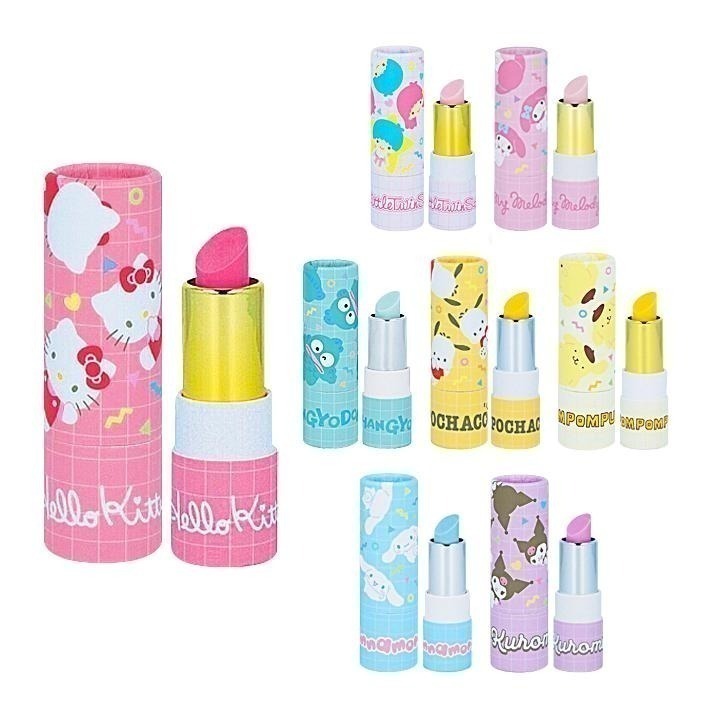 【現貨】日本三麗鷗 Sun-Star LIP×LIP 旋轉橡皮擦｜口紅橡皮擦｜elsa ×  三麗鷗 庫洛米 大耳狗-細節圖6