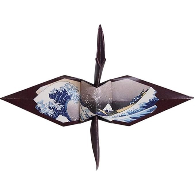 【現貨 日本製🇯🇵】 日本TOYO  富嶽三十六景 葛飾北齋 浮世繪 紙鶴千代紙 紙鶴折紙 15cm 46張-細節圖8