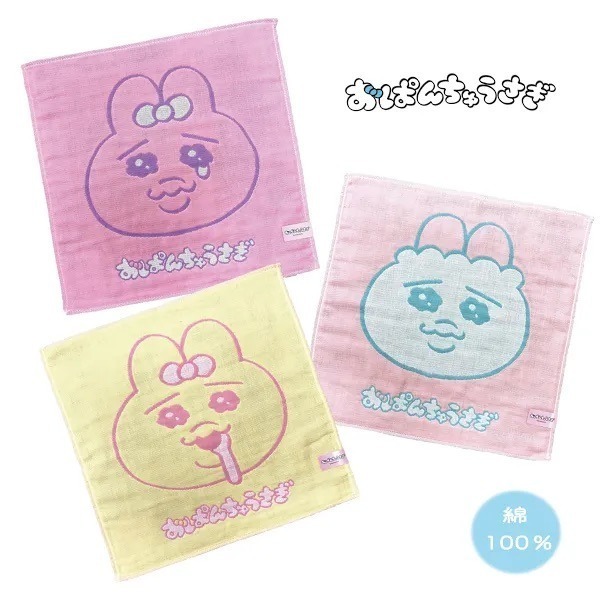 【現貨】【日本製🇯🇵】日本おぱんちゅうさぎ 毛巾｜內褲兔 Opanchu Usagi 紗布手帕 × 可愛療癒-細節圖6