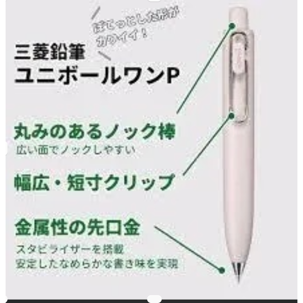 【現貨 日本製🇯🇵】2024文具大賞 uni-ball one P｜迷你自動鋼珠筆 × 口袋隨身 × 療癒文具好物-規格圖6