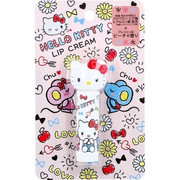 數量可調 可聊聊【現貨台灣製】日本限定三麗鷗 KITTY Melody護唇膏 Sanrio 凱蒂貓 美樂蒂 大頭潤唇膏-規格圖7