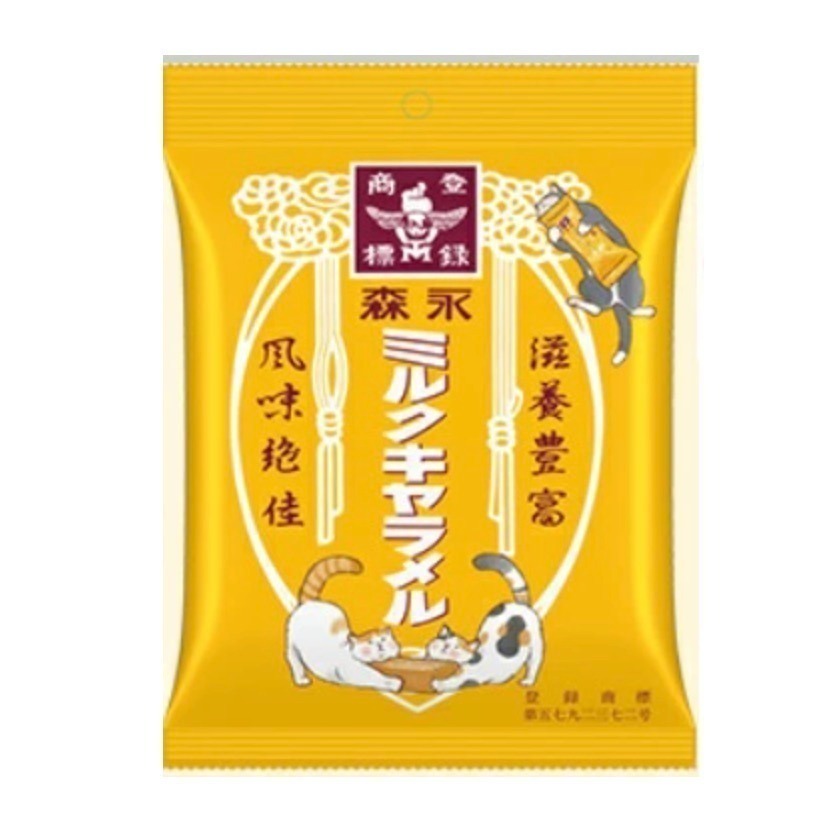 【現貨】🇯🇵日本森永牛奶糖  牛奶糖 日本版牛奶糖 焦糖牛奶軟糖 牛奶焦糖軟糖 袋裝88g／大粒132g 日本糖果-規格圖3