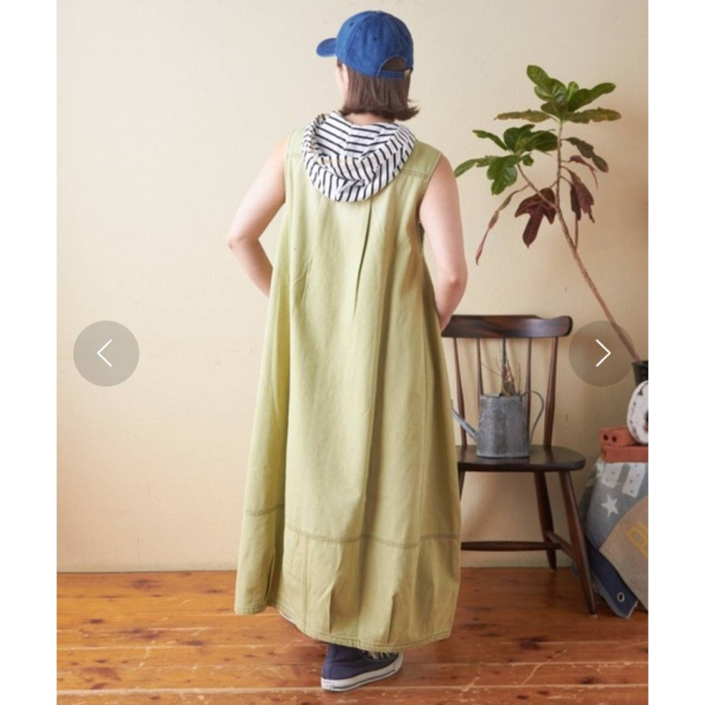 日-復古牛仔氣球背心洋裝-1色-細節圖4